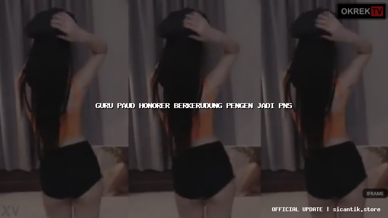 guru paud honorer berkerudung pengen jadi pns