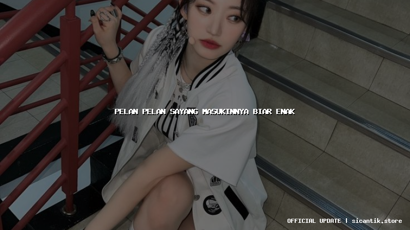 pelan pelan sayang masukinnya biar enak