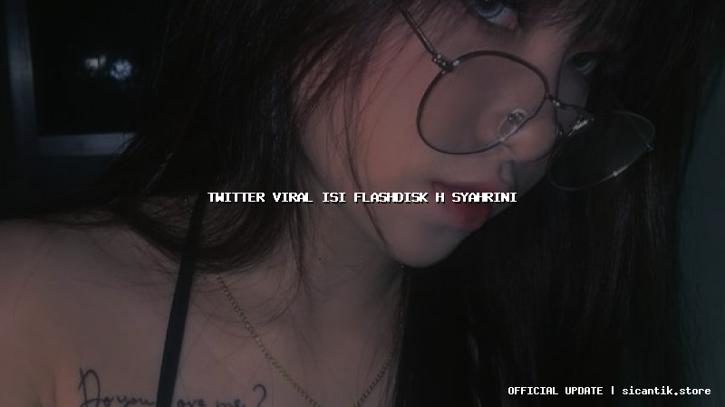 twitter viral isi flashdisk h syahrini