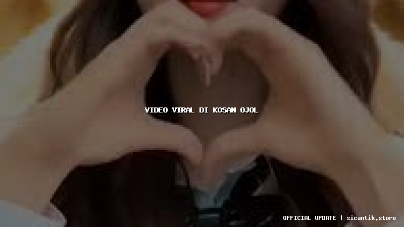 video viral di kosan ojol