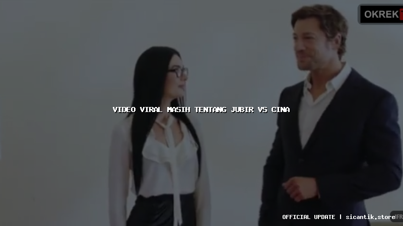 video viral masih tentang jubir vs cina