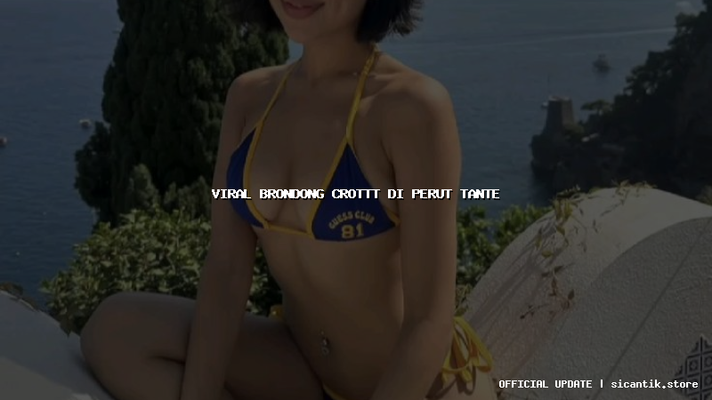 viral brondong crottt di perut tante