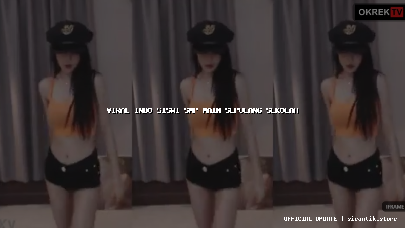 viral indo siswi smp main sepulang sekolah